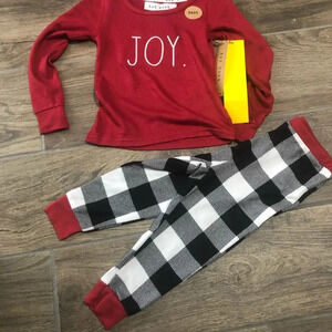 Rae Dunn JOY Christmas pajamas Jammies pjs Christmas Eve